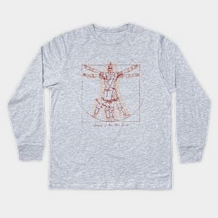 Anatomy of the Town Guard Kids Long Sleeve T-Shirt